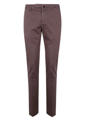 Incotex slim-cut chino trousers - Brown