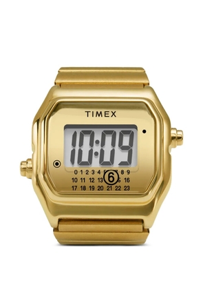 TIMEX x MM6 T80 digital bijoux steel 20mm ring watch - Gold