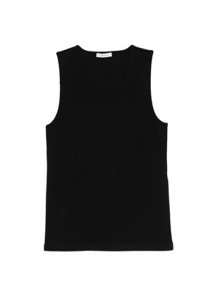 LEMAIRE sleeveless ribbed tank top - Black