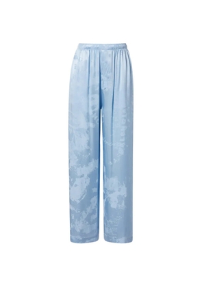 Balenciaga Ela's elasticated-waistband trousers - Blue