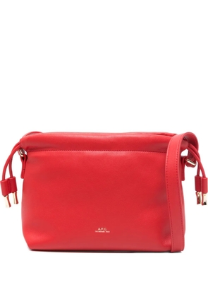A.P.C. mini drawstring crossbody bag - Red