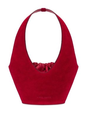 Alberta Ferretti suede shoulder bag - Red