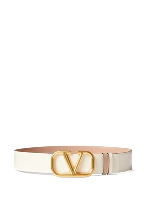 Valentino Garavani 40mm VLogo Signature reversible belt - Neutrals