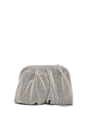 Benedetta Bruzziches strass-embellished clutch bag - Silver