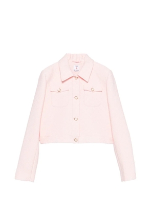 Casablanca button-up cropped jacket - Pink