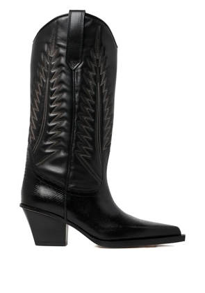 Paris Texas 65mm Texan boots - Black