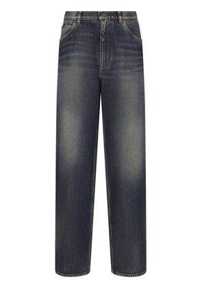Dolce & Gabbana stonewashed straight-leg jeans - Blue