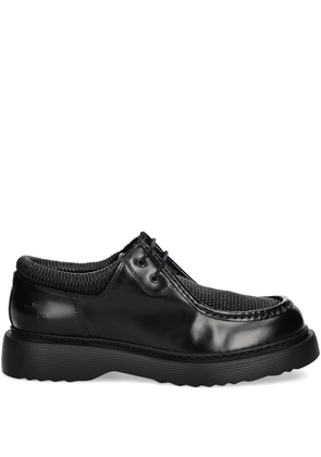 Filling Pieces leather derby shoes - Black