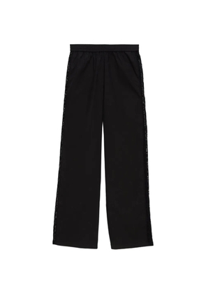 MSGM lace panel trousers - Black