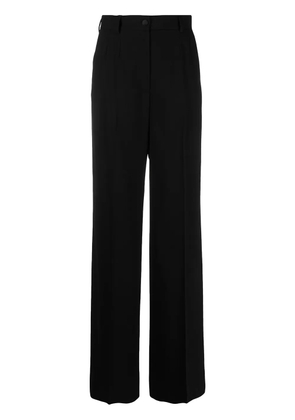 Dolce & Gabbana high-waisted wide-leg trousers - Black