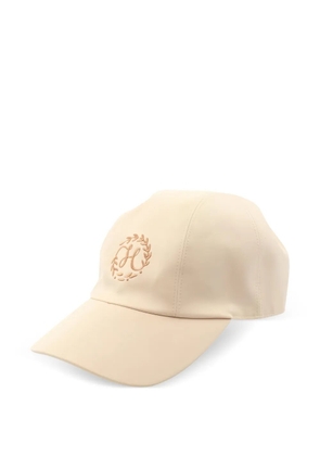 Hermès Pre-Owned 2000s Davis H Primavera logo-embroidered baseball cap - Neutrals