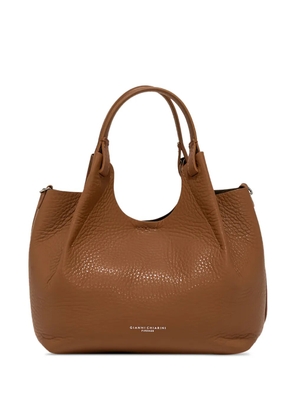 GIANNI CHIARINI Dua leather tote bag - Brown