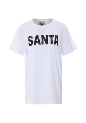 Aniye By Santa-print T-shirt - White