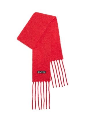 Patou fringed scarf - Red