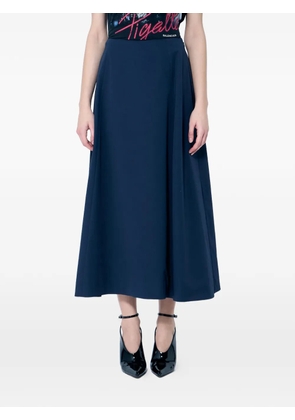 Balenciaga A-line midi skirt - Blue