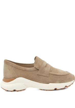 Tod's suede sneakers - Neutrals