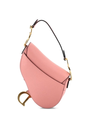 Christian Dior Pre-Owned Saddle Handbag Leather Mini shoulder bag - Pink