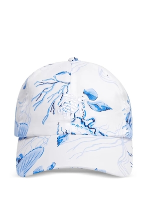 Vilebrequin printed baseball cap - White