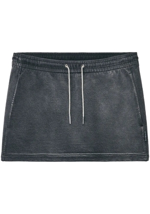 Alexander Wang drawstring-waist mini skirt - Grey
