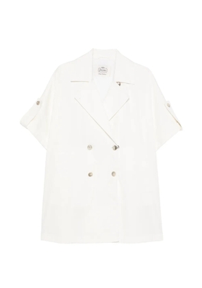 Herno double-breasted coat - White