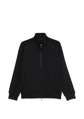 Emporio Armani zip detail sweatshirt - Black