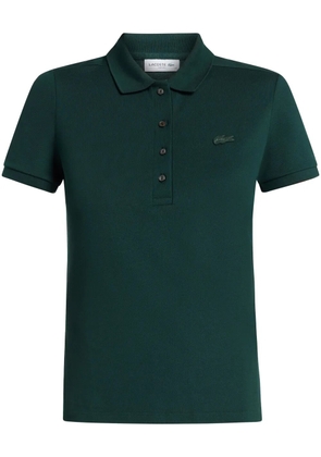 Lacoste logo-appliqué cotton polo shirt - Green