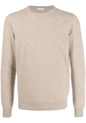 Malo round-neck knit jumper - Neutrals