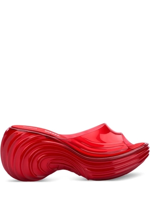 Melissa x Diesel Quantum platform wave slides - Red