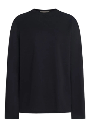 12 STOREEZ long-sleeve cotton T-shirt - Black