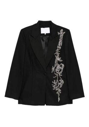 Costarellos Lesia embellished single-breasted blazer - Black
