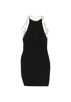 The Attico halterneck dress - Black