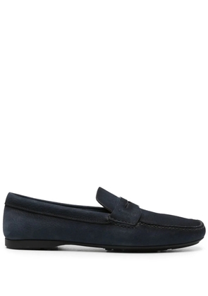 Church's pebbled-leather loafers - Blue