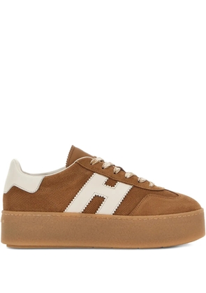 Hogan H698 platform sneakers - Brown