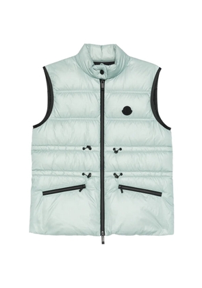 Moncler drawstring padded gilet - Green