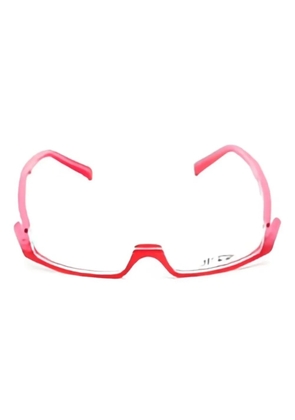 J.F Rey geometric-frame glasses - Pink