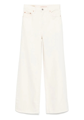 Levi's ribcage wide jeans - White