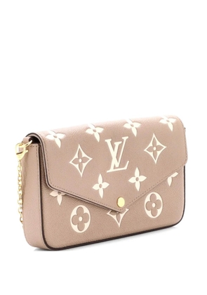 Louis Vuitton Pre-Owned Felicie Pochette Bicolor Monogram Empreinte Giant crossbody bag - Neutrals