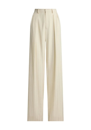 Ralph Lauren Collection pleated striped tailored trousers - Neutrals