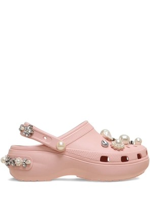 Crocs x Simone Rocha pearl-embellishment clogs - Pink