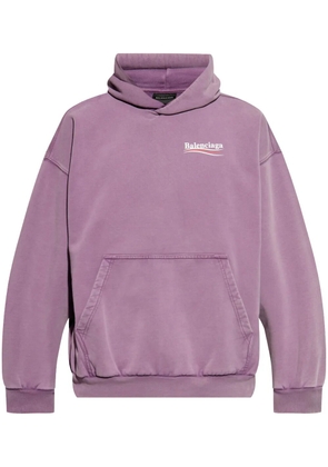 Balenciaga Political Campaign hoodie - Purple