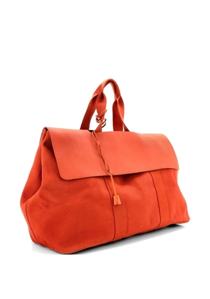 Hermès Pre-Owned Valparaiso Bag Toile and Leather GM tote bag - Orange