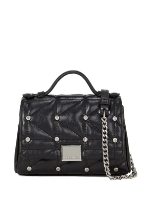 Karl Lagerfeld K/Kuilt rhinestone-embellished cross body bag - Black