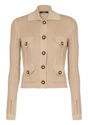 Balmain button-up cardigan - Neutrals