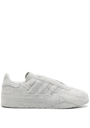 Y-3 Gazelle fringed low-top sneakers - Grey
