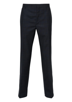 Calvin Klein tapered wool tailored trousers - Blue