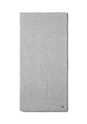 Calvin Klein ribbed logo scarf - Grey