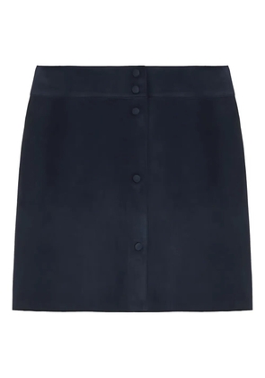 Yves Salomon suede skirt - Blue