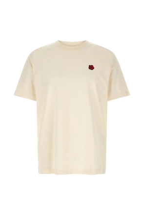 Kenzo logo-patch T-shirt - Neutrals