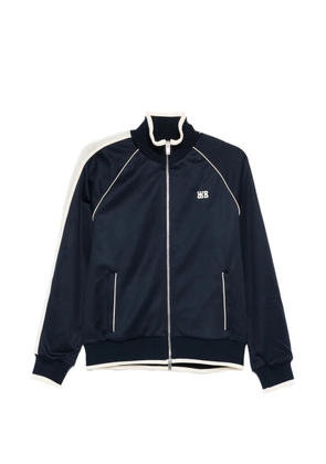 Wales Bonner Motion full-zip sweatshirt - Blue