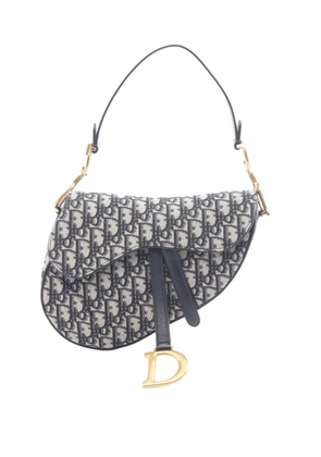 Christian Dior Pre-Owned 2021 Oblique Canvas Saddle Bag satchel - Brown